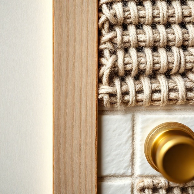Scandinavian kitchen with wood accents