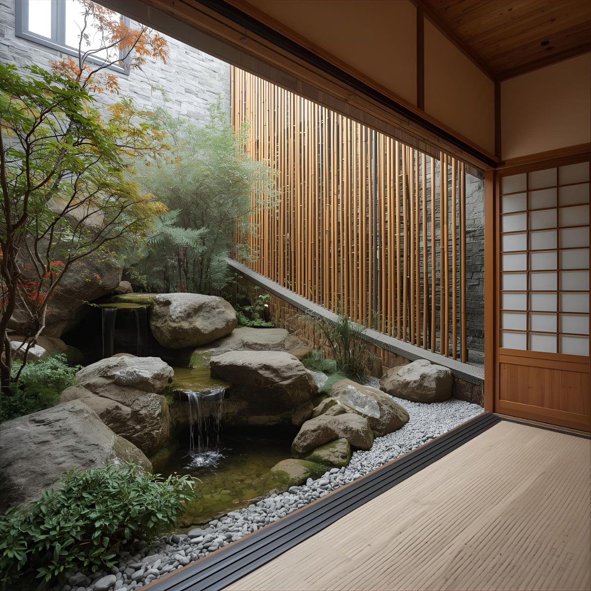 Bedroom with tatami platform